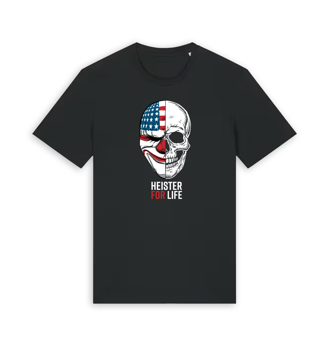 Black Printed T-shirt Front