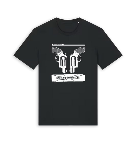 Black Printed T-shirt Front