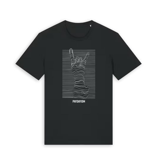 Black Printed T-shirt Front