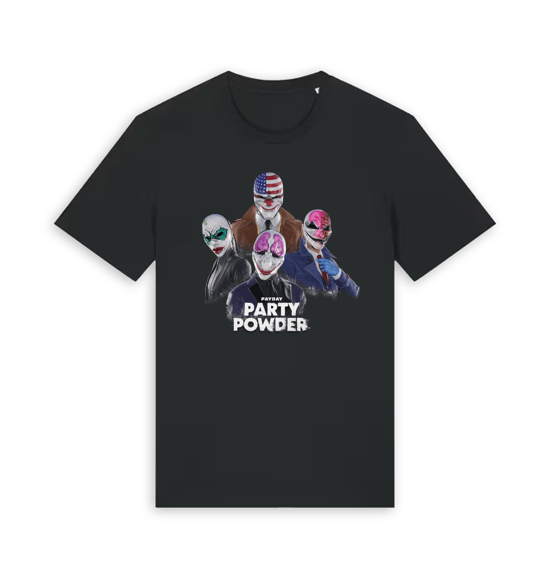 Black Printed T-shirt Front