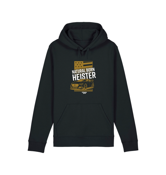 Black Printed Hoody Front