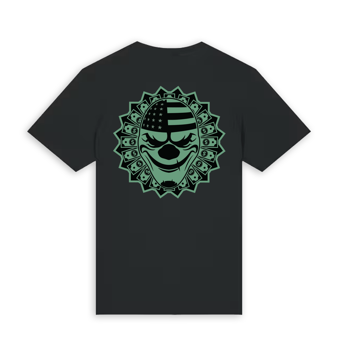 Black Printed T-shirt Back