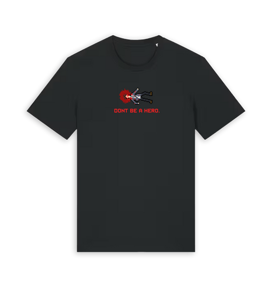 Black Printed T-shirt Front