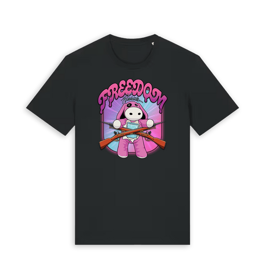 Black Printed T-shirt Front