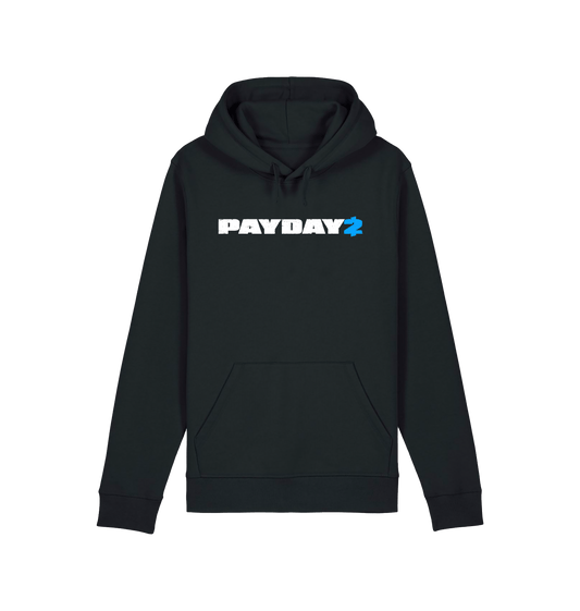 Black Printed Hoody Front
