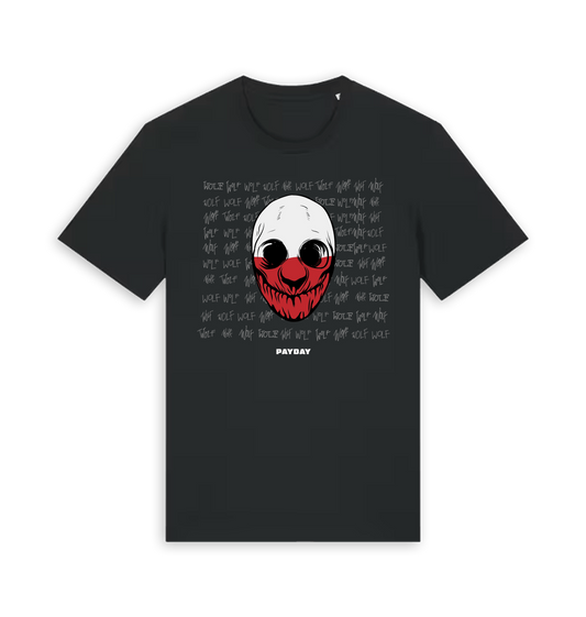 Black Printed T-shirt Front