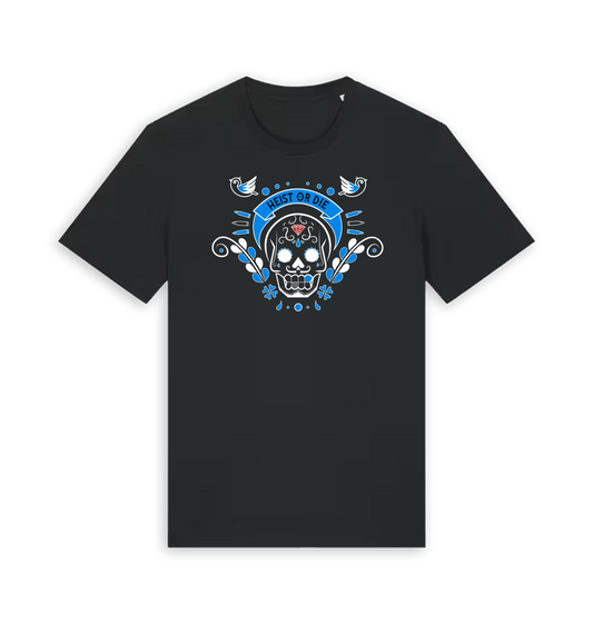 Black Printed T-shirt Front