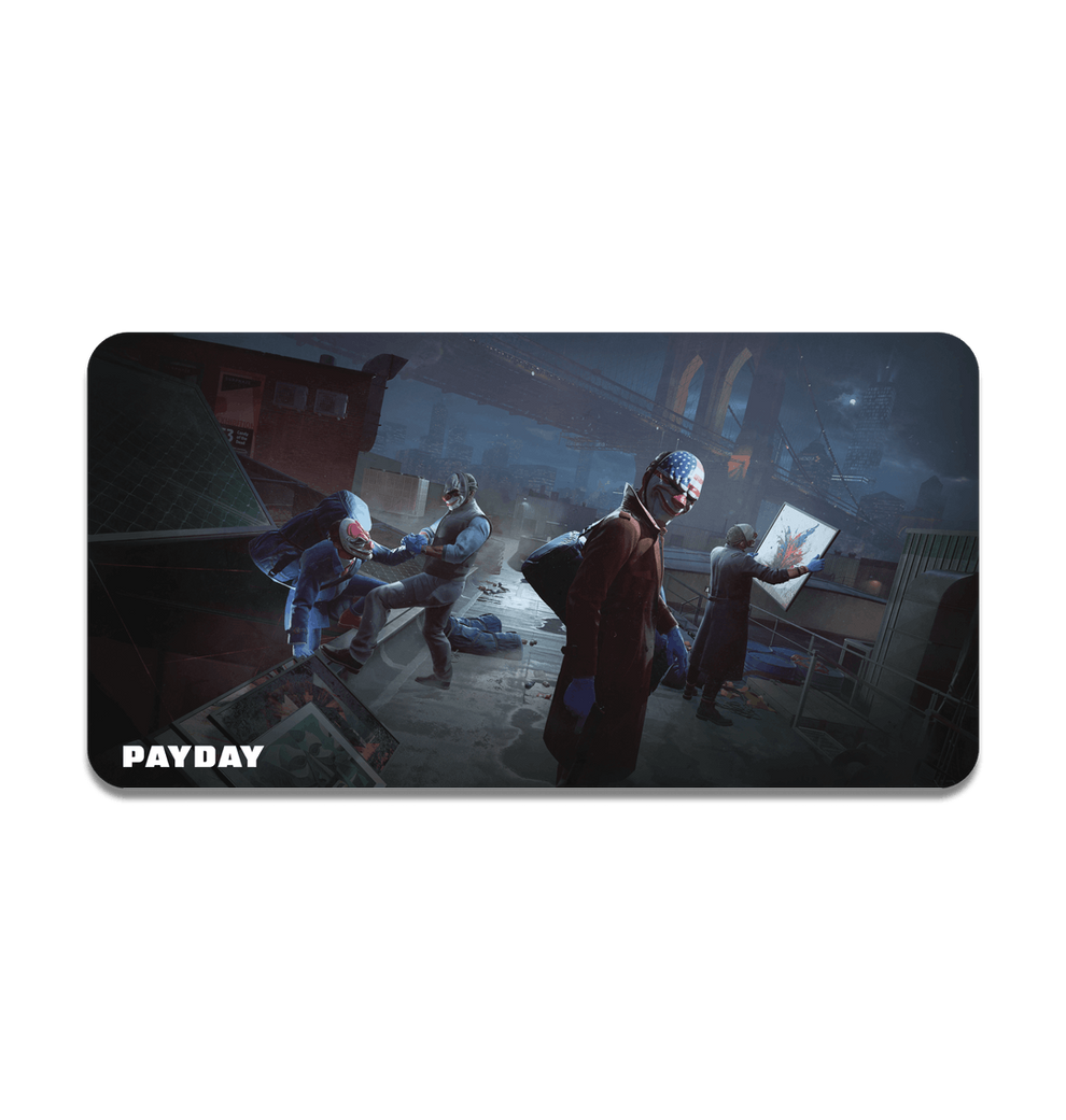 PAYDAY Gaming Mat | PAYDAY Desk Mat | Starbreeze Merch – Starbreeze ...