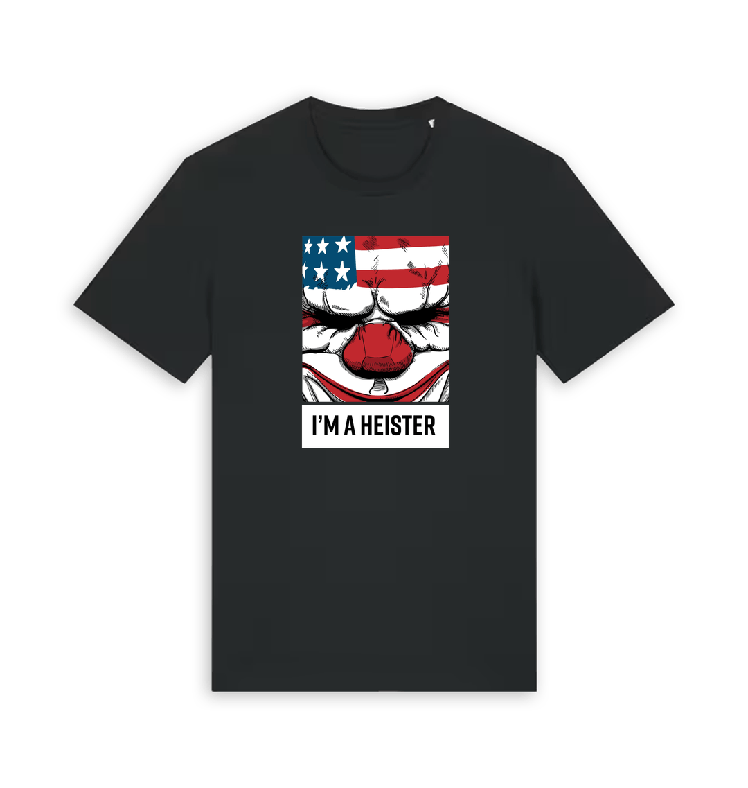 Black Printed T-shirt Front