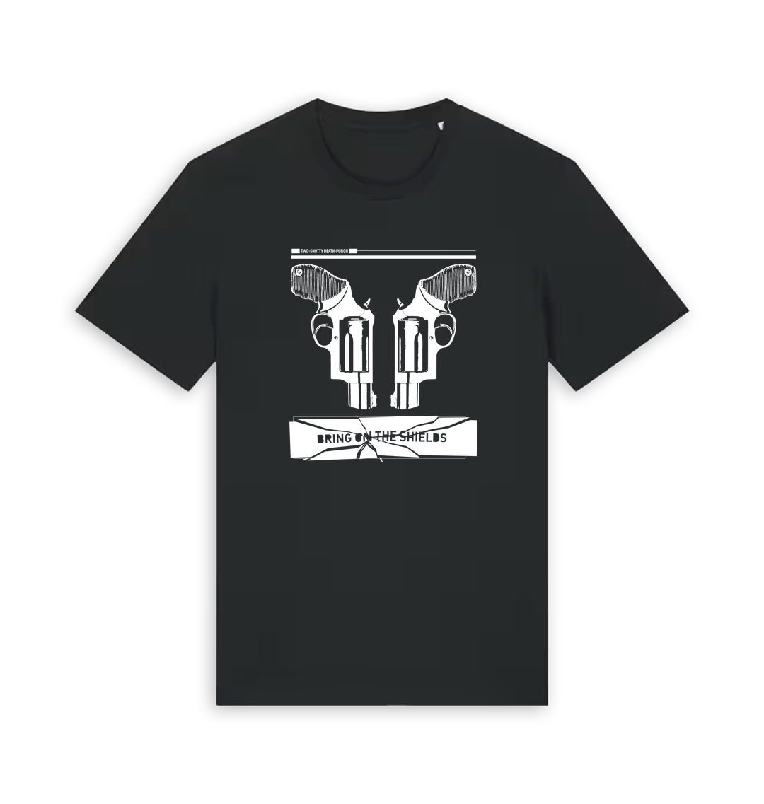 Black Printed T-shirt Front