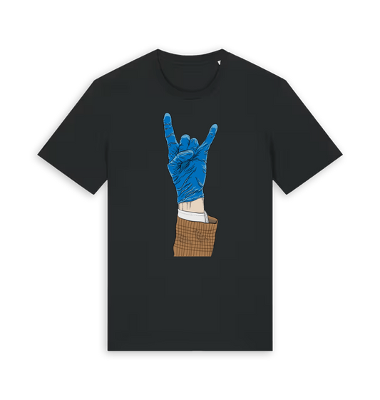 Black Printed T-shirt Front