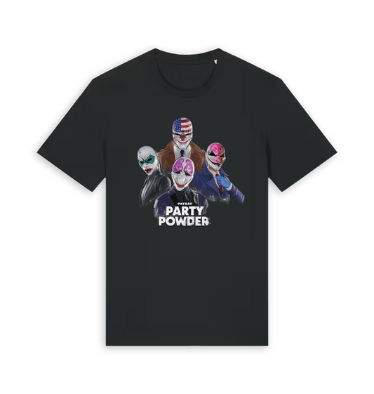 Black Printed T-shirt Front