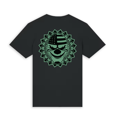 Black Printed T-shirt Back