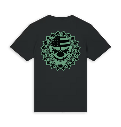 Black Printed T-shirt Back